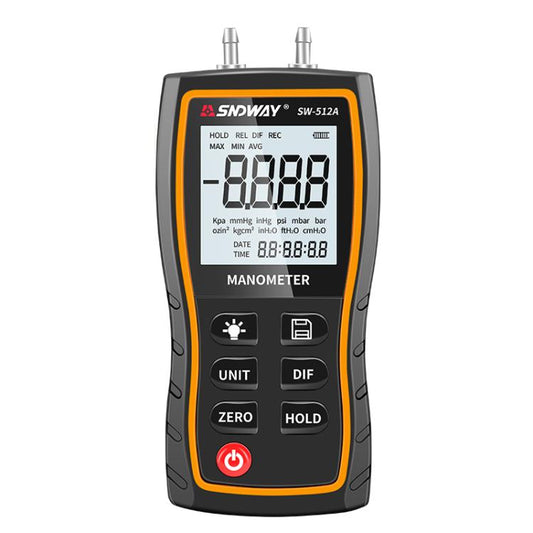 Digital Handheld Differential Pressure Gauge Negative Pressure Tester