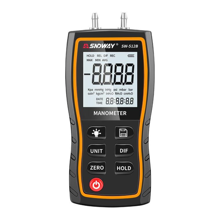 Digital Handheld Differential Pressure Gauge Negative Pressure Tester
