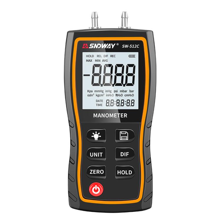 Digital Handheld Differential Pressure Gauge Negative Pressure Tester