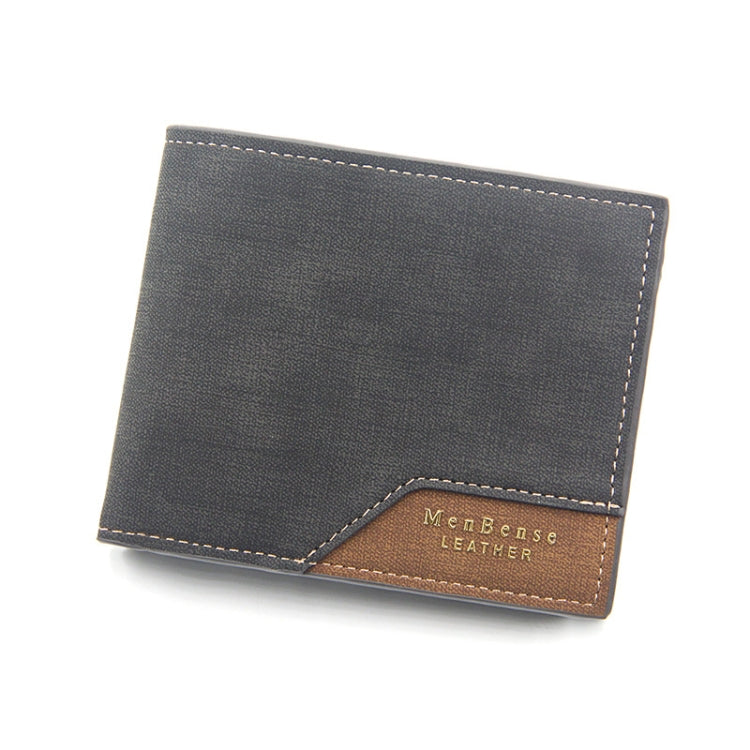 Menbense Hot Stamping Hinge Short Matte Multi-Card Large Capacity Male Wallet, D3301-4 Black, D3301-4 Light Brown, D3301-4 Dark Brown, D3301-5 Black, D3301-5 Light Brown, D3301-5 Dark Brown