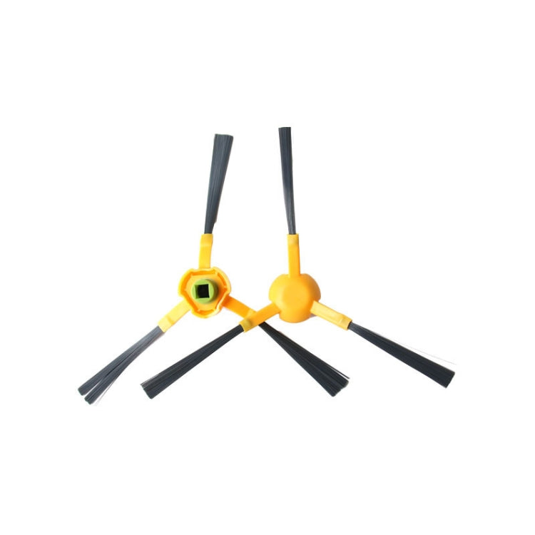 2pairs Yellow Side Brush Accessories For ECOVACS DEEBOT DT85 / DT83 Vacuum Cleaner