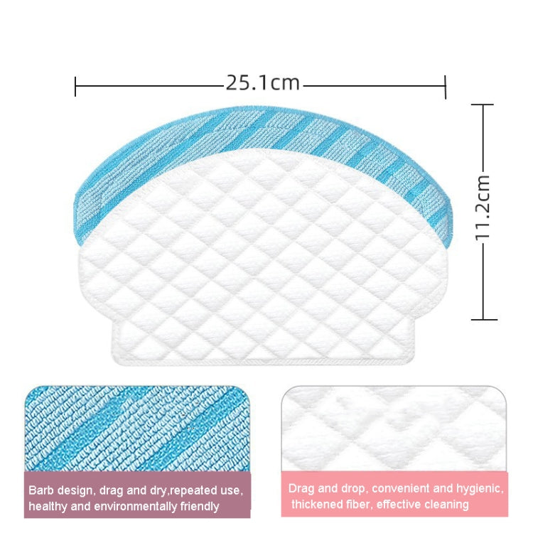 2pcs White Filter For ECOVACS OZMO 950 920 T5 DX55 DJ65 Vacuum Cleaner Accessories