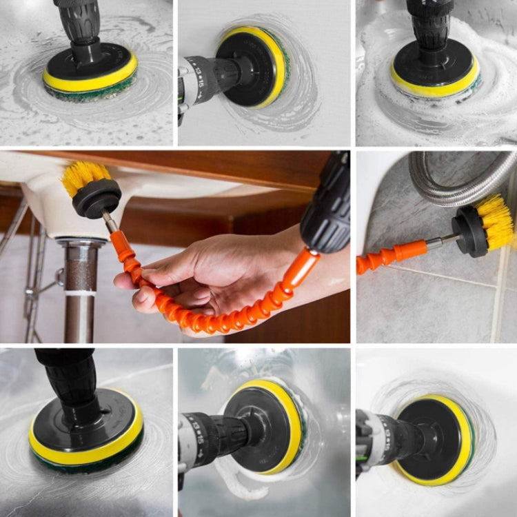 Universal Rod Cleaning Dust Removal Polishing Electric Drilling Brush Set, 24 PCS / Set