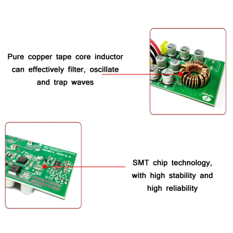 72W 12V To 24V 3A Waterproof Car Voltage Regulator, 72W 12V To 24V