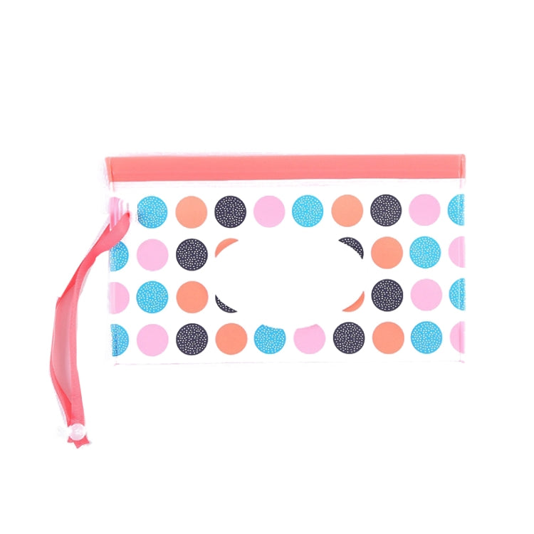 Baby EVA Wet Wipes Bag Portable Flip Removable Sanitary Wet Wipes Bag, Cactus, Red Flower, Feather, Triangle, Crown, Shell, Style 3, Dot, Black And Grey Stripe, Floating Object, Gear, Cat Claw, Geometric Figure, Space, Whale, Orange Space, Big Round Ba...