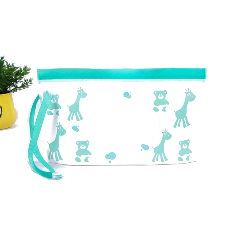 Baby EVA Wet Wipes Bag Portable Flip Removable Sanitary Wet Wipes Bag, Cactus, Red Flower, Feather, Triangle, Crown, Shell, Style 3, Dot, Black And Grey Stripe, Floating Object, Gear, Cat Claw, Geometric Figure, Space, Whale, Orange Space, Big Round Ba...