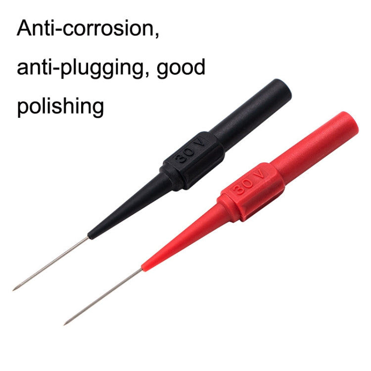 Coarse Probe Auto Repair Test Multimeter Pen, Color: Red + Black, Black, Red, Red + Black
