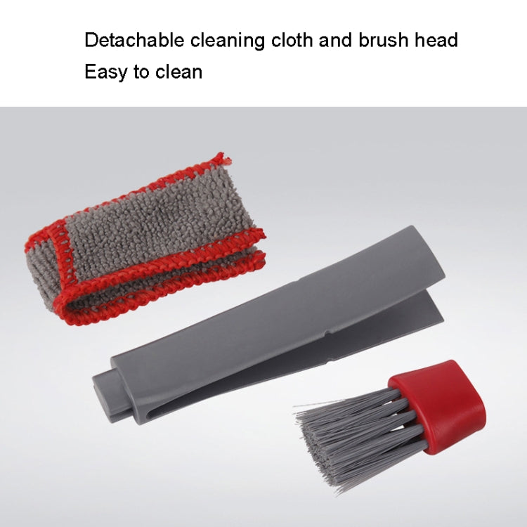 Car Wash Brush Soft Hub Multi-Function Dust Removal Tool, Red White Air Outlet Brush, Red Gray Air Outlet Brush, Red Sponge Brush, Red Wheel Brush