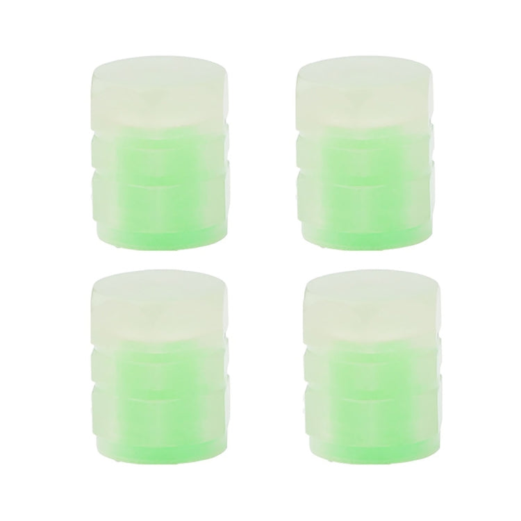 4pcs / Set Luminous Tire Valve Cap Electric Motorcycle Vacuum Tire Valve Cover, Style: Split Effect, 4pcs /Set Split Effect, 4pcs /Set One Effect