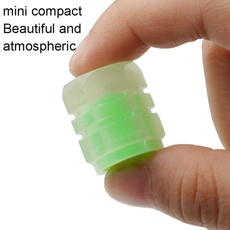 4pcs / Set Luminous Tire Valve Cap Electric Motorcycle Vacuum Tire Valve Cover, Style: Split Effect, 4pcs /Set Split Effect, 4pcs /Set One Effect