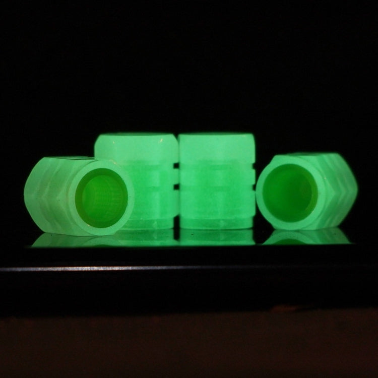 4pcs / Set Luminous Tire Valve Cap Electric Motorcycle Vacuum Tire Valve Cover, Style: Split Effect, 4pcs /Set Split Effect, 4pcs /Set One Effect