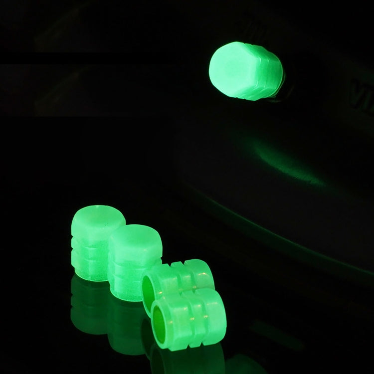 4pcs / Set Luminous Tire Valve Cap Electric Motorcycle Vacuum Tire Valve Cover, Style: Split Effect, 4pcs /Set Split Effect, 4pcs /Set One Effect
