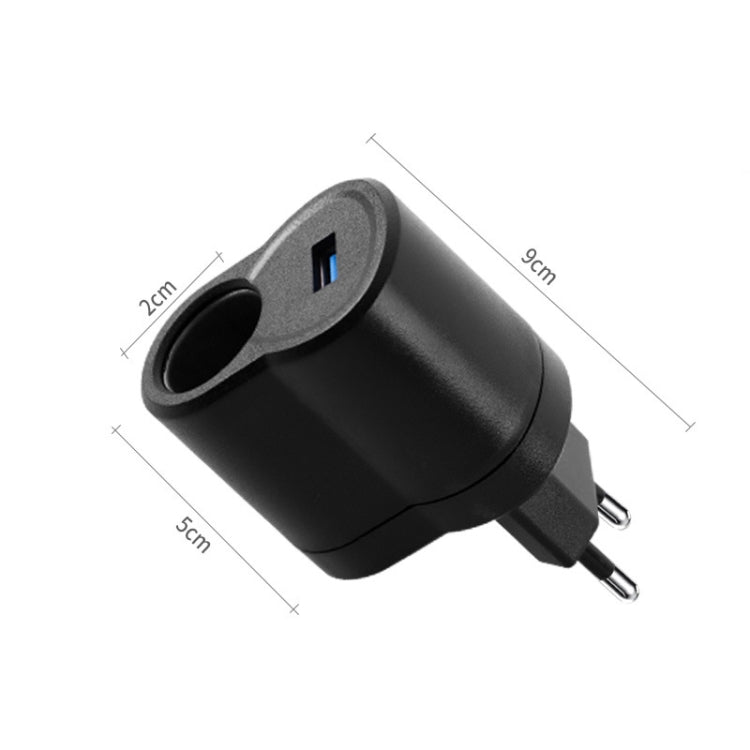 Home Cigarette Lighter Socket Car Power Converter, Plug Specifications:, UK Plug, EU Plug, US Plug