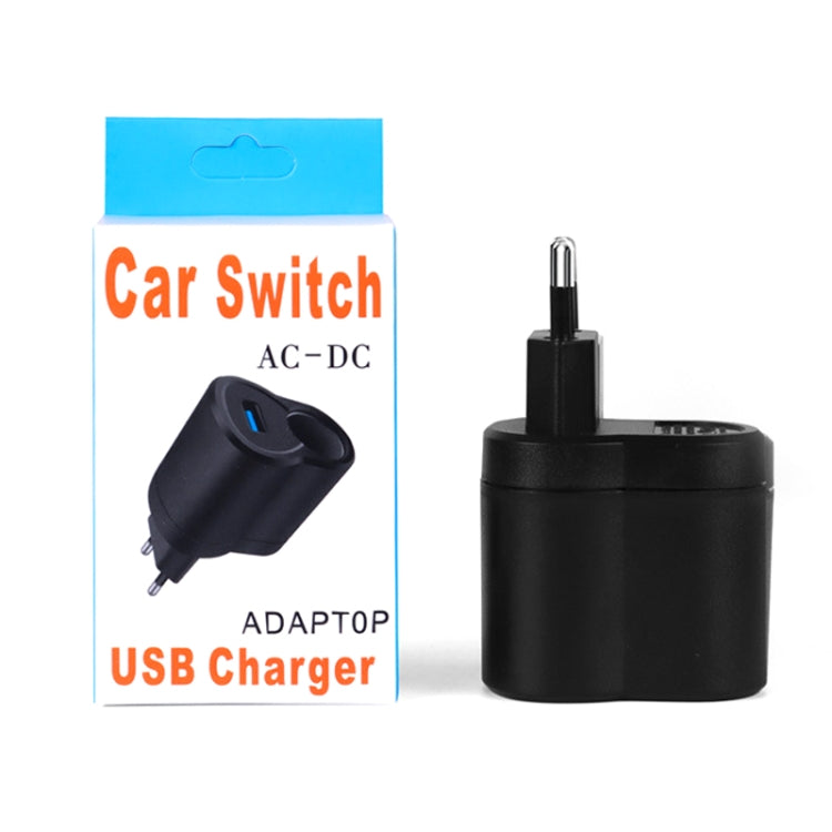 Home Cigarette Lighter Socket Car Power Converter, Plug Specifications:, UK Plug, EU Plug, US Plug