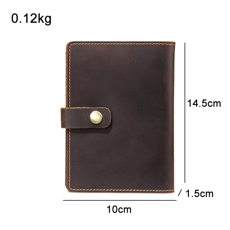 Leather Passport Holder Vintage Card Holder, SF053
