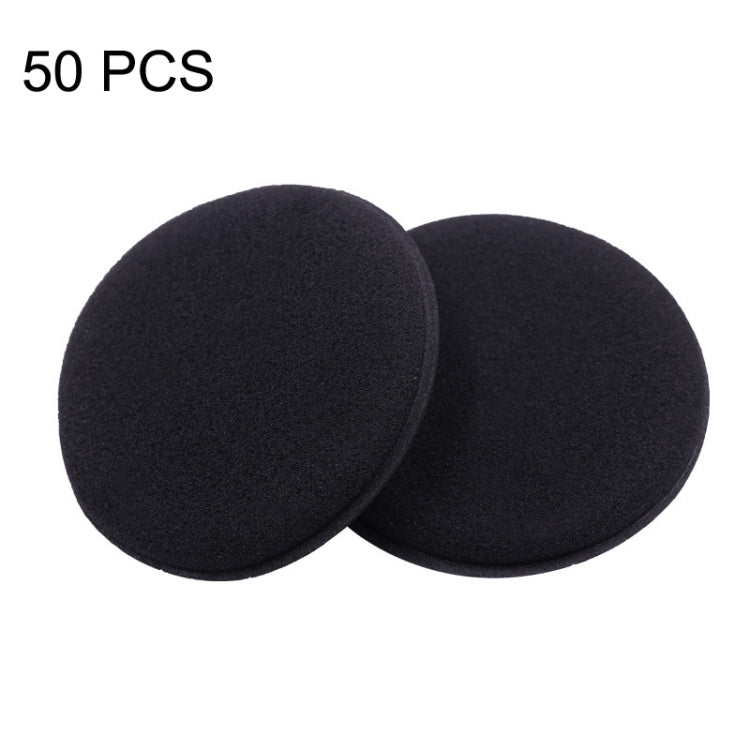 50 PCS Waxing Sponge Cars With Round Edge Car Washing Car Wax Maintenance Polished Sponge, 50 PCS Polished Sponge