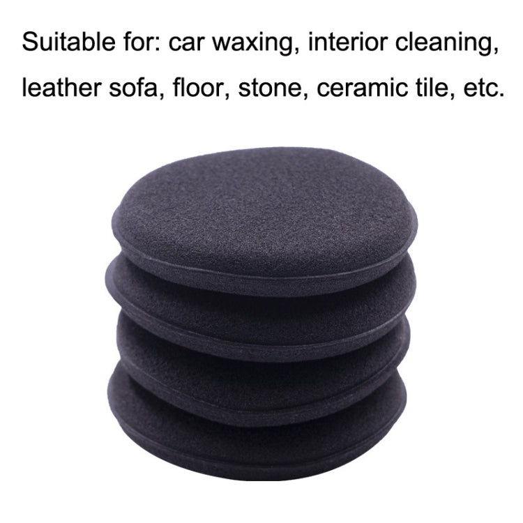50 PCS Waxing Sponge Cars With Round Edge Car Washing Car Wax Maintenance Polished Sponge, 50 PCS Polished Sponge