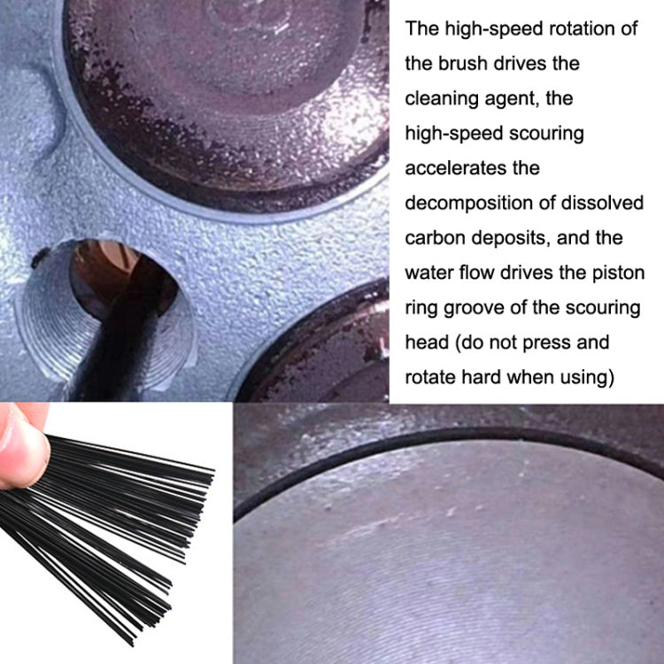 Car Engine Cylinder Carbon Cleaning Brush, Specification: Carbon Brush, Carbon Brush, Brush Head