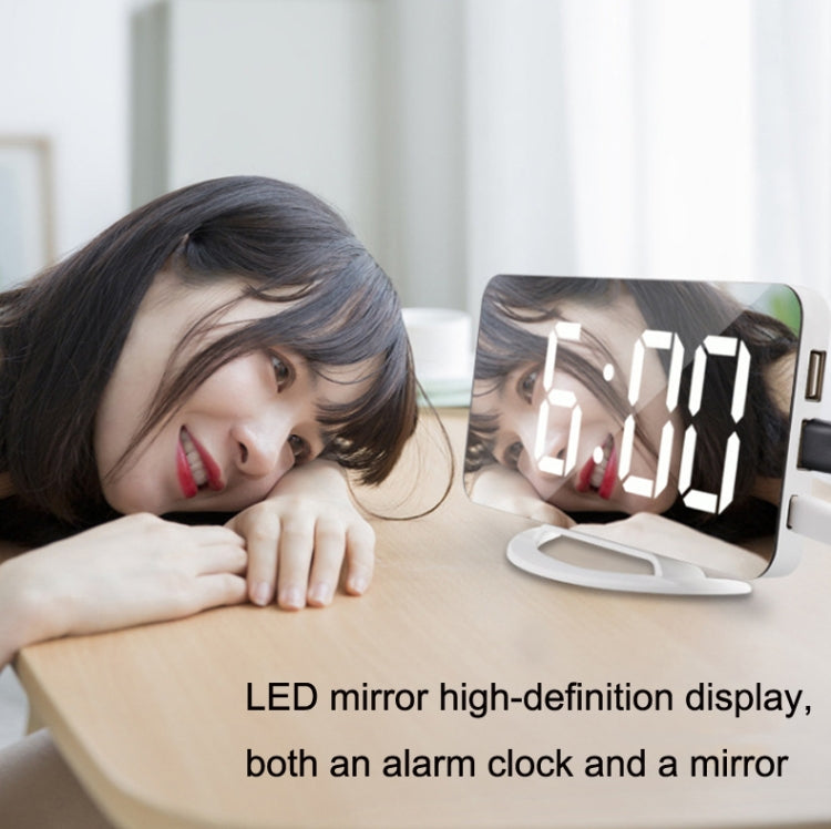 ساعة منبه USB متعددة الوظائف مزودة بخاصية الاهتزاز LED، TS-8202