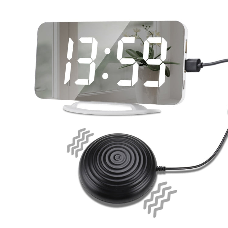 ساعة منبه USB متعددة الوظائف مزودة بخاصية الاهتزاز LED، TS-8202