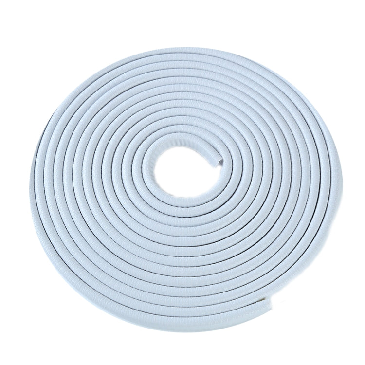 5m U-shaped Non-stick Car Rubber Seal Bumper, Black, White, Grey, Blue, Red
