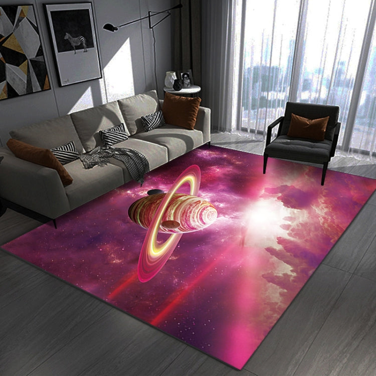 3D Visual Cartoon Cosmic Planet Living Room Carpet, 40x60cm, 50x80cm, 60x90cm
