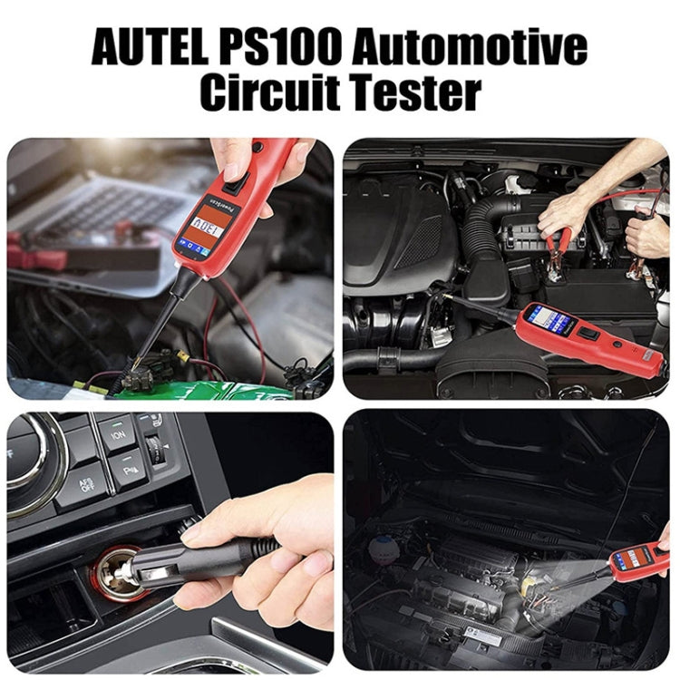 جهاز فحص دوائر السيارات AUTEL PS100، أداة تشخيص أنظمة السيارات، جهاز فحص دوائر السيارات