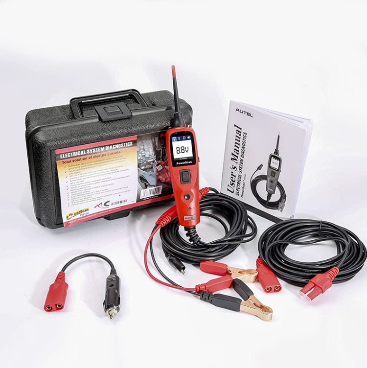جهاز فحص دوائر السيارات AUTEL PS100، أداة تشخيص أنظمة السيارات، جهاز فحص دوائر السيارات