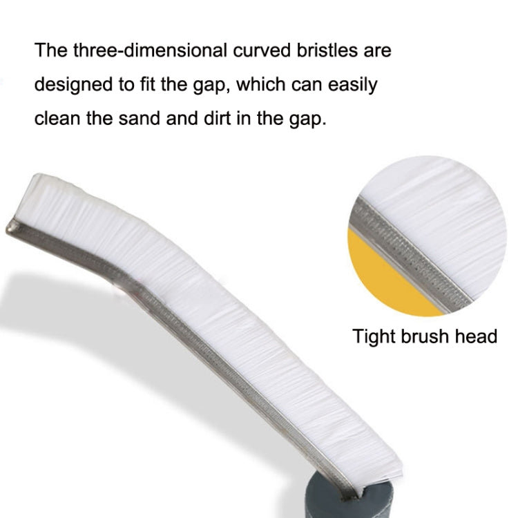 Car Window Door Corner Brush Cleaning Car Crevice Brush, 2pcs Door Corner Brush