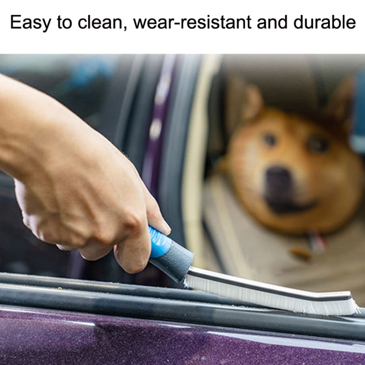 Car Window Door Corner Brush Cleaning Car Crevice Brush, 2pcs Door Corner Brush