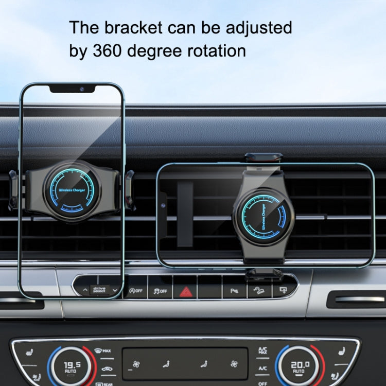 15W Mini Car Wireless Charger Phone Smart Sensing Holder