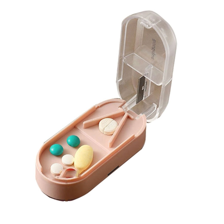 Home Convenient Transparent Tablet Divider Compartments Medicine Boxes
