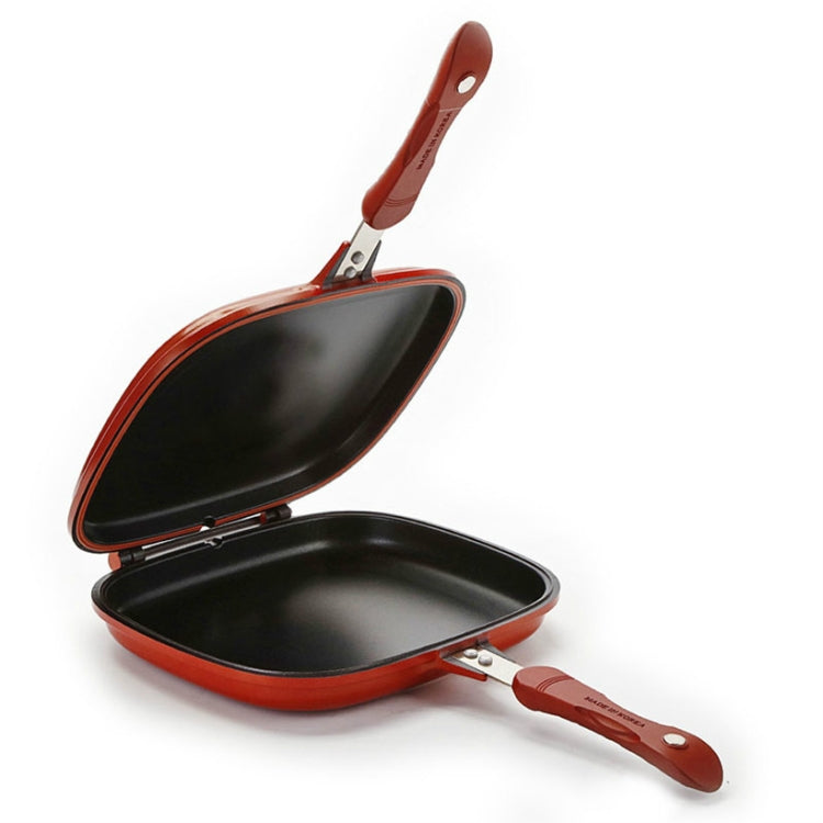 Household Pan Double Side Grill Fry Pan Cookware Double Face Pan, 28cm, 32cm