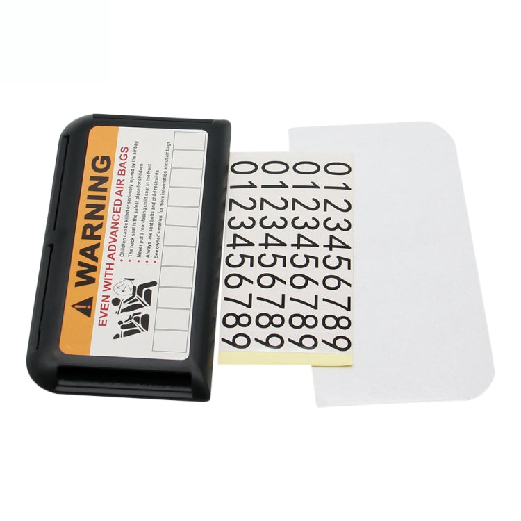 Car Sun Visor Card Holder Pass Fuel Card Holder Parking Number Card
