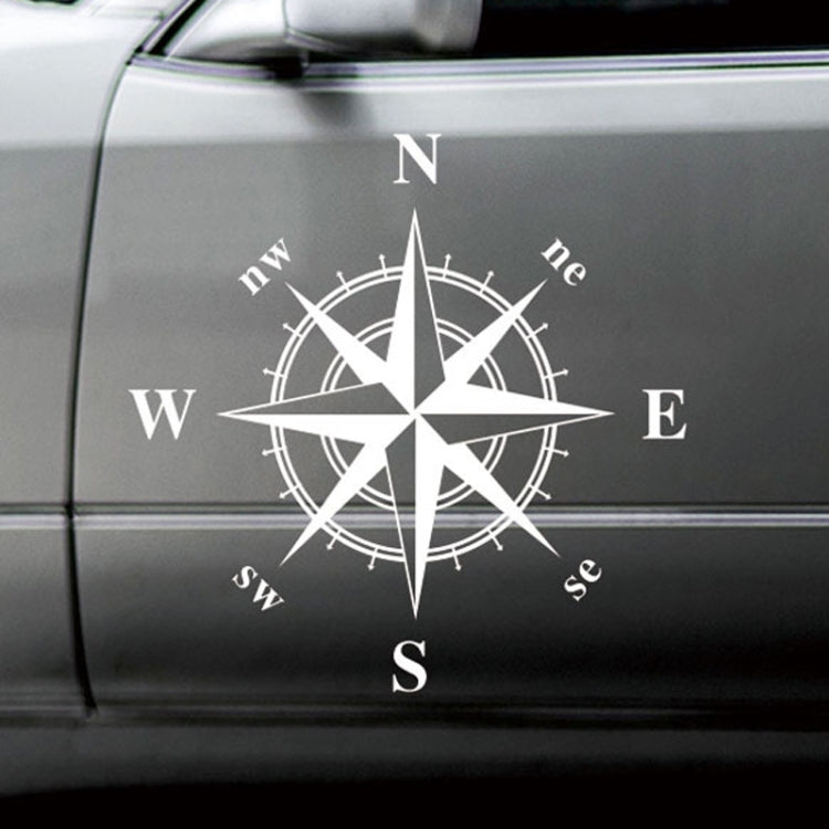 D-336 Car Compass Graphic Sticker Hood Car Body Universal Sticker, D-336