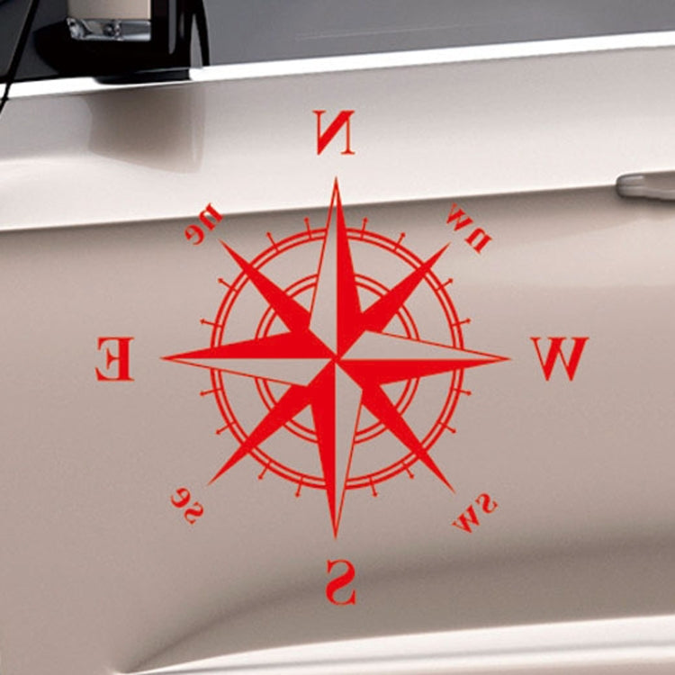 D-336 Car Compass Graphic Sticker Hood Car Body Universal Sticker, D-336