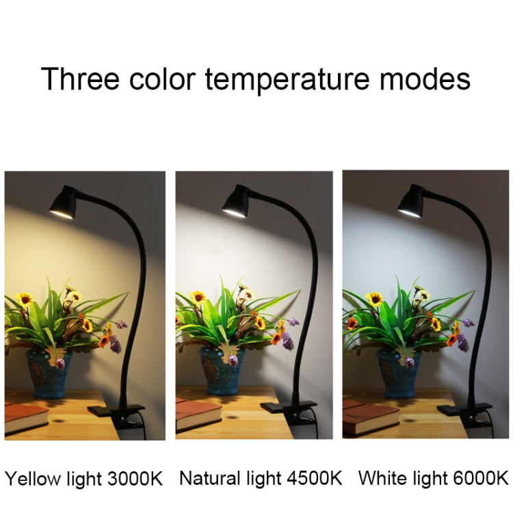 668A001 USB 360 Degree Bend Hose Desk Lamp, Spec:, White Stepless Dimming, Black Stepless Dimming, White Two-speed Dimming, Black Two-speed Dimming