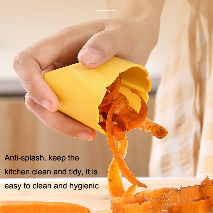 Kitchen Splash Resistant Stainless Steel Home Fruit Peeler, 5PCS Lemon Yellow, 5PCS Apple Green