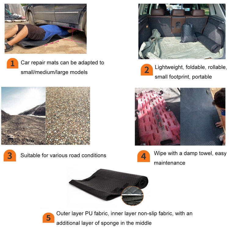Portable Non-slip Car Repair Reclining Pad, Reclining Pad