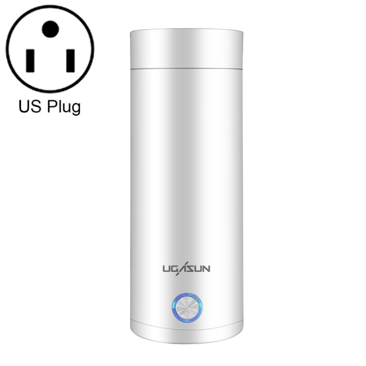 UGASUN Travel Portable Mini Electric Heated Water Cup, UK Plug (White), EU Plug (Withe), US Plug (White), UK Plug (Pink), EU Plug (Pink), US Plug (Pink)