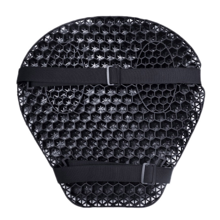 Shock-Absorbing Breathable Honeycomb Motorcycle Seat Cushion, PE Bag+Mesh Cover, PE Bag Package