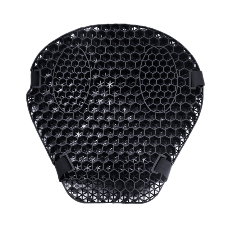 Shock-Absorbing Breathable Honeycomb Motorcycle Seat Cushion, PE Bag+Mesh Cover, PE Bag Package