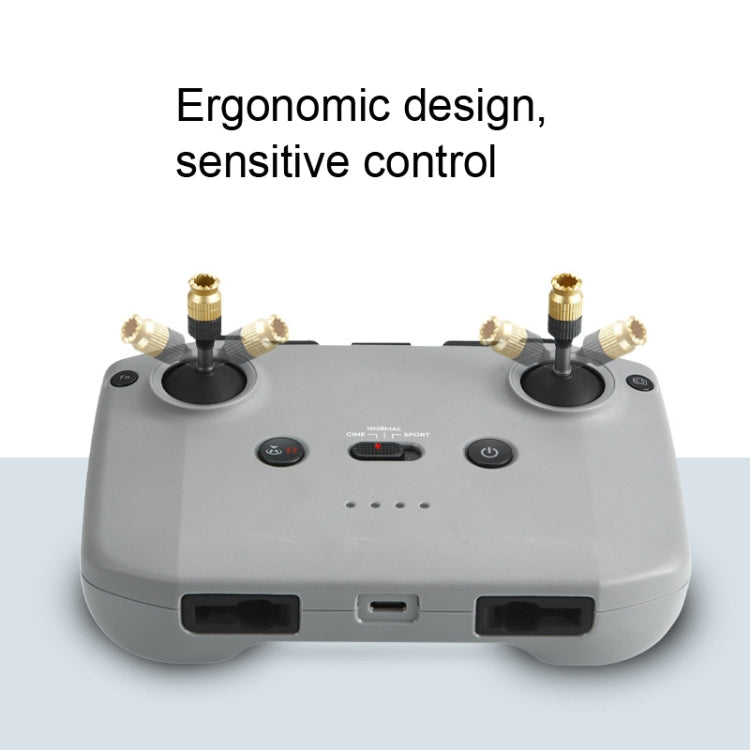عصا تحكم قابلة للتمديد من سبائك الألومنيوم للتحكم عن بعد لطائرات DJI Mini 3 Pro/Mavic Air 2/Mini 2، هزاز CQT