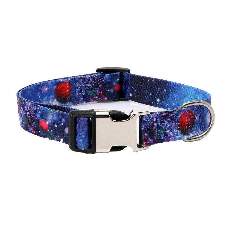 Pet Ethnic Style Polyester Cotton Print Pattern Collar, Size:, S: 1.5x27-43cm, M: 2.0x32-52cm, L: 2.5x38-61cm, XL: 2.5x43-71cm