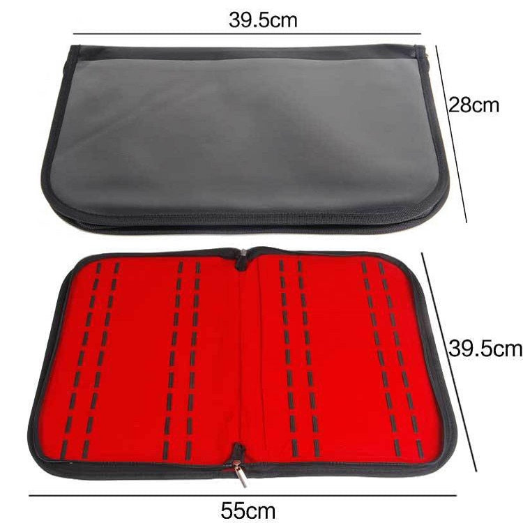 PU Leather Large Capacity Jewelry Watch Display Storage Bag, PU Leather Watch Display Bag