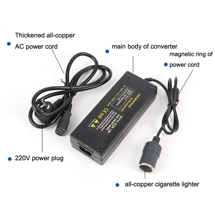 220V To 12V Power Converter 10A15A Car to Household Power Adapter, Plug Type:, 15A US Plug, 15A EU Plug, 15A UK Plug