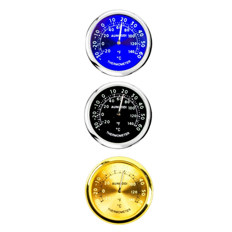 Night Light Car Thermometer Metal Ornaments, Gold Thermometer, Black Thermometer, Blue Thermometer