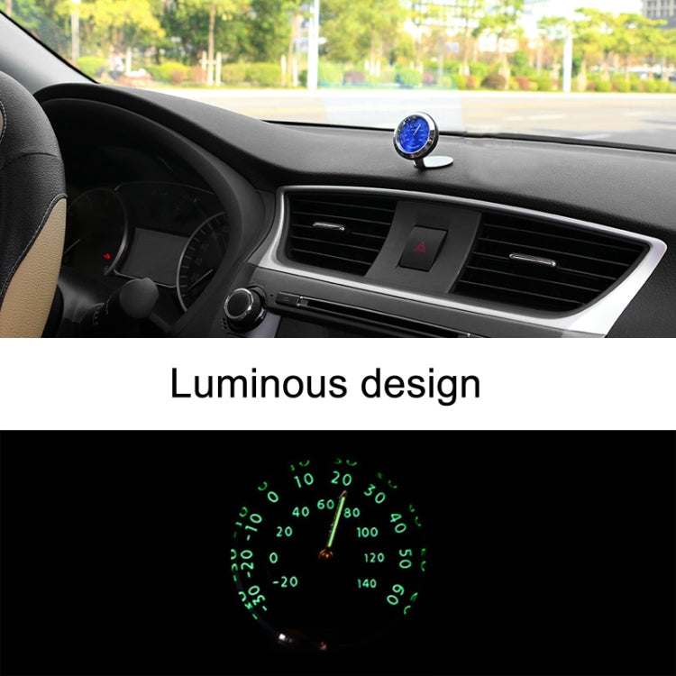 Night Light Car Thermometer Metal Ornaments, Gold Thermometer, Black Thermometer, Blue Thermometer