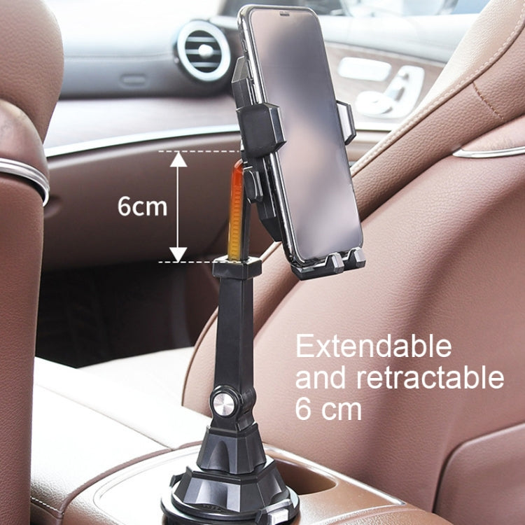 Central Control Cup Holder Adjustable Length Mobile Phone Bracket Car Navigation Bracket, Central Control Cup Holder