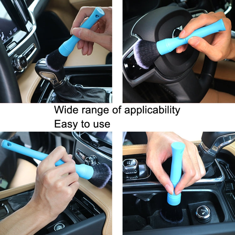 Car Details Soft Bristle Interior Brush Crevice Cleaning Brush, Style:, Short Black Handle, Long Black Handle, Short Red Handle, Long Red Handle, Short Blue Handle, Long Blue Handle